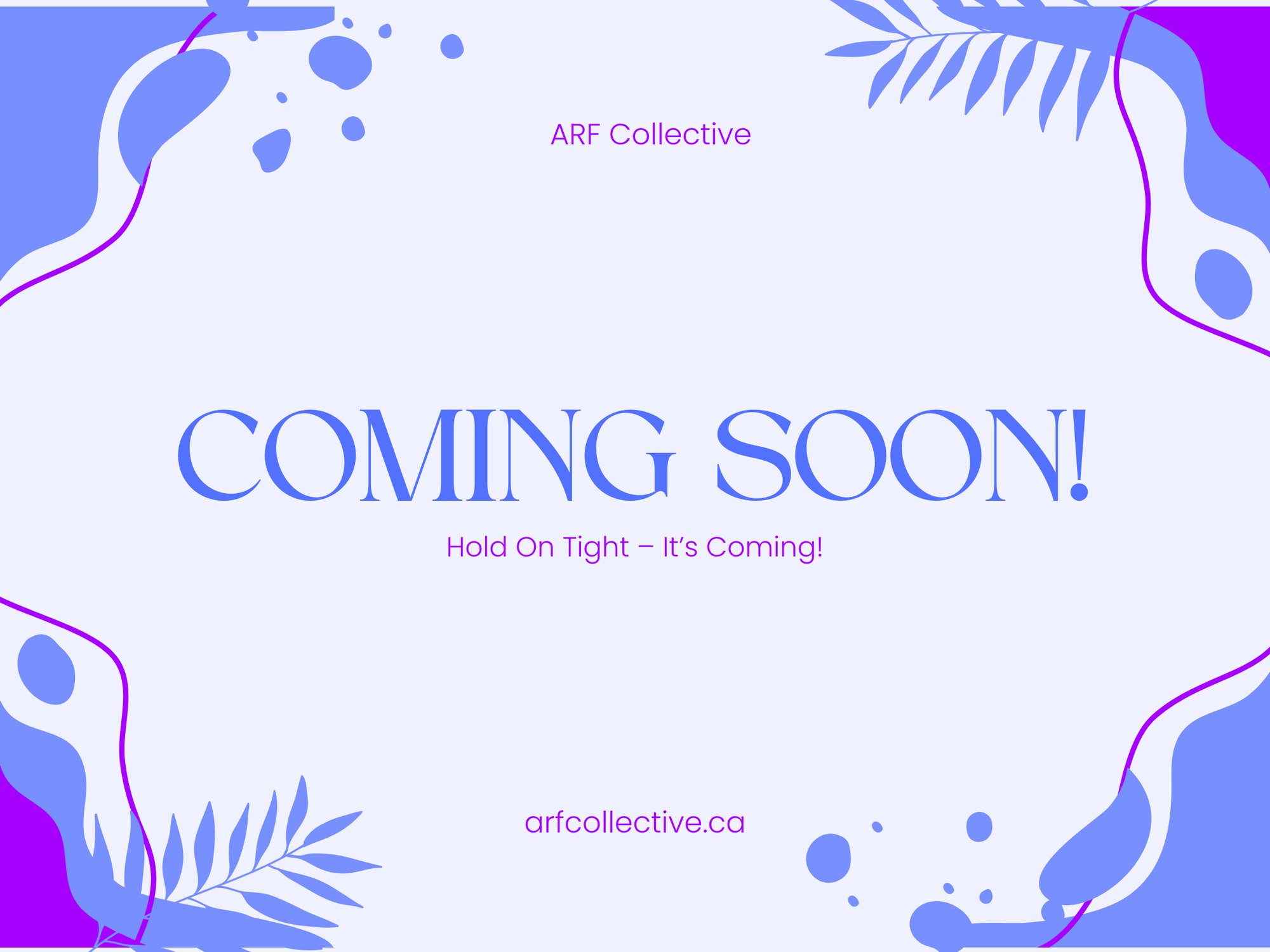 ARF Collective - Coming soon